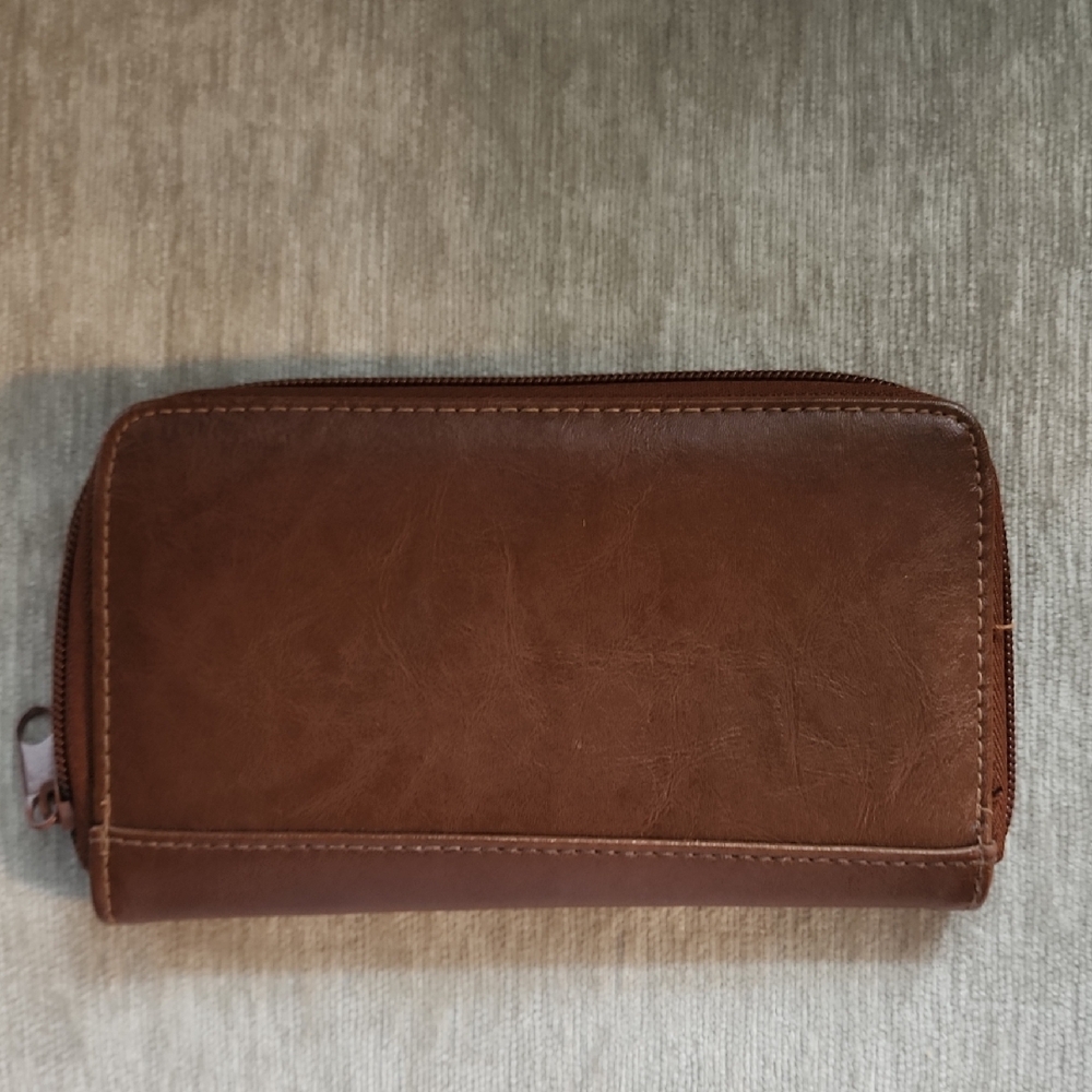 Brown Leather Women's Wallet